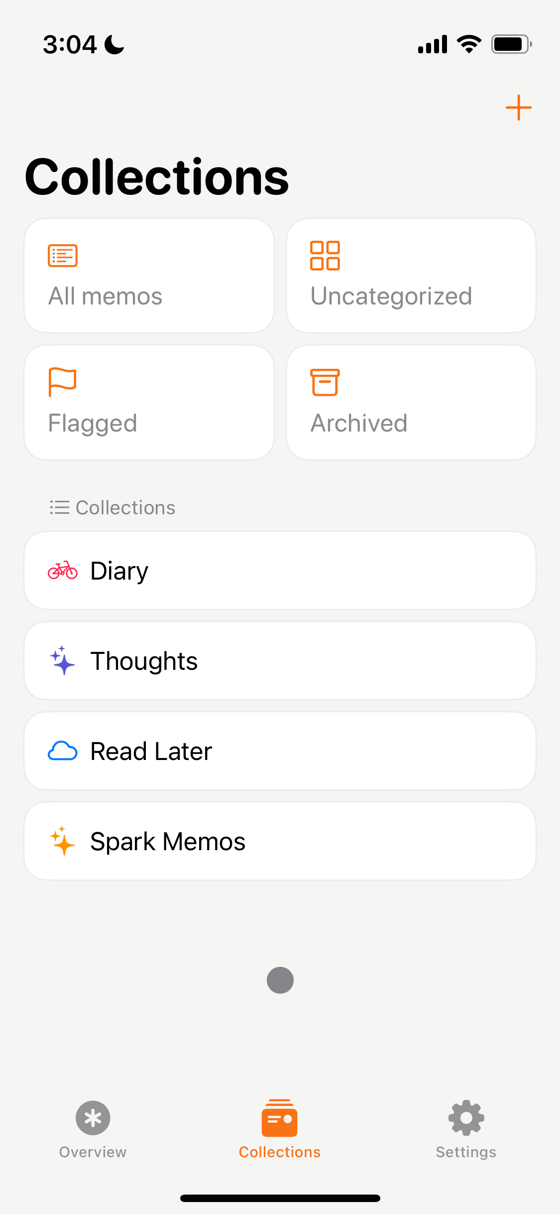 Collections Screenshot